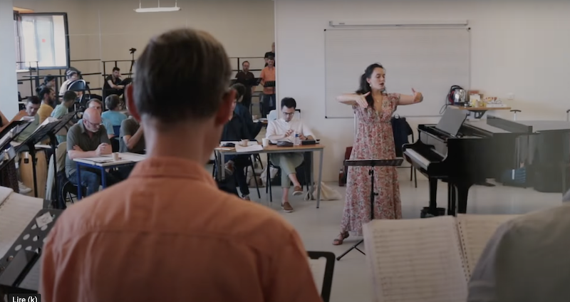 Afficher la vidéo Masterclasse de direction de choeur - Joël Suhubiette et Les Eléments